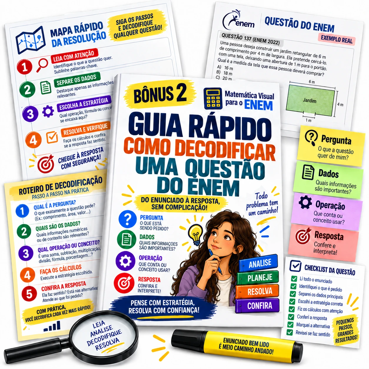 GUIA RÁPIDO — COMO DECODIFICAR UMA QUESTÃO DO ENEM